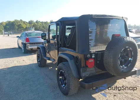 2005 Jeep Wrangler Sport из США, поврежденный, VIN 1J4FA49S35P384321